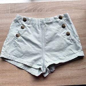 Zara High Waisted Sailor Shorts